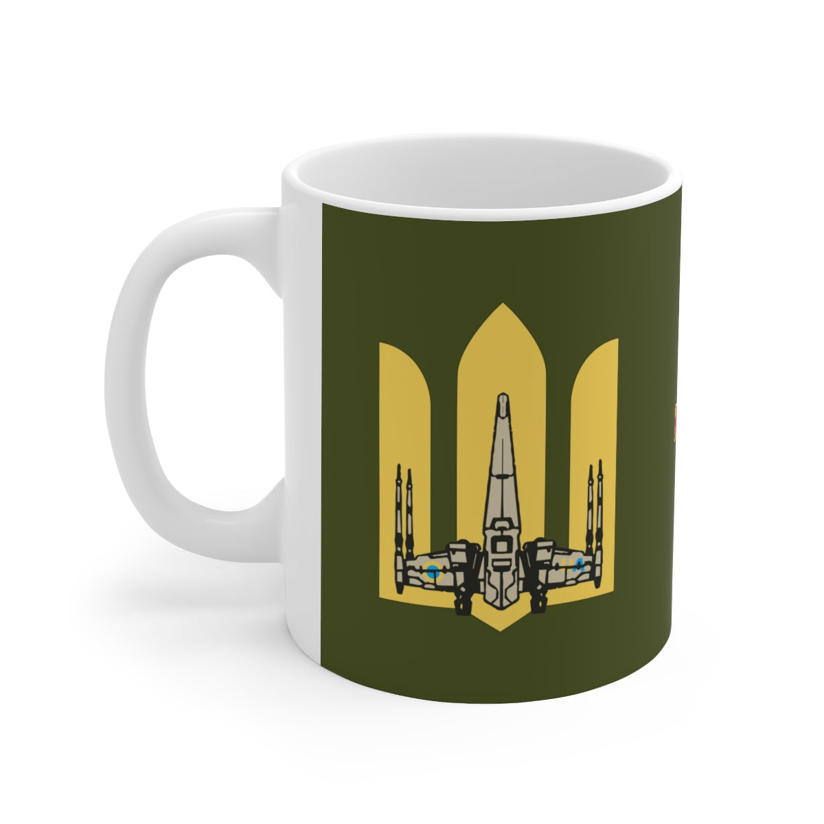 Zelenskyy Replica Star Wars X-Wing - Ceramic Coffee Cups, 11oz, 15oz